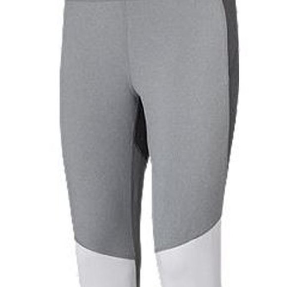 NEW Diadora Women's Melange CLR Block Tight Pants - Charcoal (Q319) size XS - Picture 1 of 5